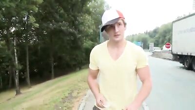 Gay Outdoor Love: Thomas And Chris Make Passion In The Field