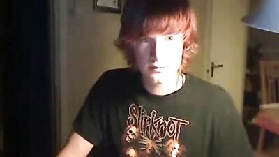Ginger Gay Teen Jerks Off on Cam: Redheads Amateur Handjob Delight!