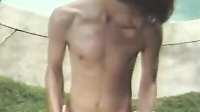 Hot Vintage Poolside Bliss - Bareback Vintage Gay Porn
