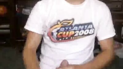 Young Cum Slut Wanking in Public!