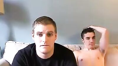 Closeted Buddies Again Appear: Gay Porn Action Amateur Blond Boys Video