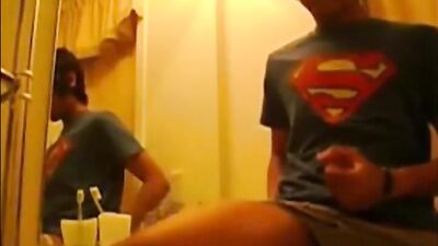 Young Indian nipples cum again! South Asian self-shot wank solo