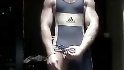 Jo After Wrestle Cum: Big Amature Shots Dudes Cock!