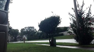 Street Rain: Amateur Nude Dare in Public! OR Boxers and the Rain: Public Outdoor Gay Fun