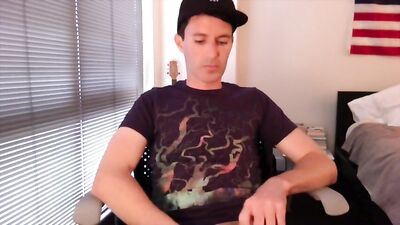 Gay Solo Handjob Adventure at the Office!