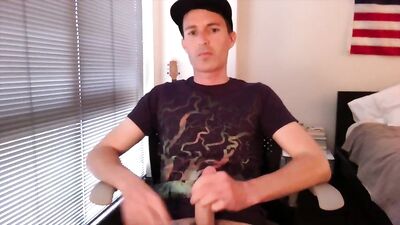 Gay Solo Handjob Adventure at the Office!