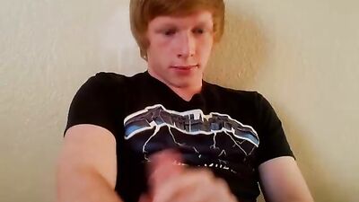 Redheaded Webcam Boy Cums Again