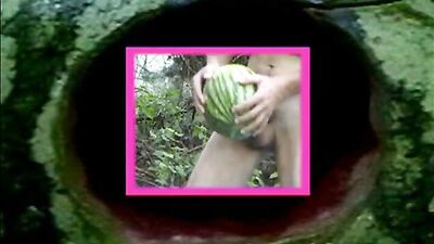 Gay Water Melon Fetish Fun!