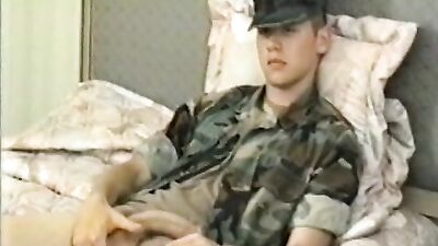 Naughty Cutie Soldiers Secret Desires: A Gay Porn Video!