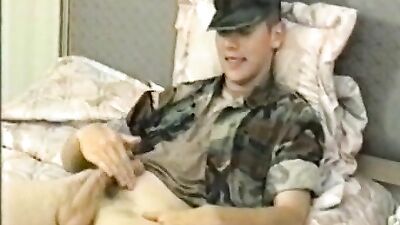 Naughty Cutie Soldiers Secret Desires: A Gay Porn Video!