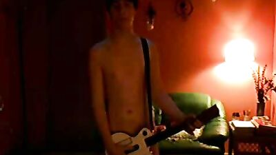 Young Guitar God: Free And Easy Twinks Hot Gay Porn Performance