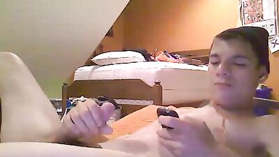 Masturbation Twink Undressed: Amateur Cum Shots and Ass Play