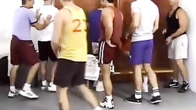 Lockeroom Suckoff Orgy: The Ultimate Group Sex Experience!