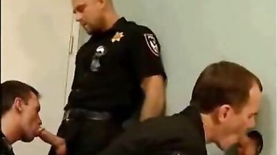 Police Officers on Duty: A Naturally Dazzling Gay Porn Adventure!