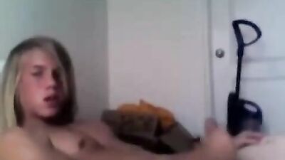 Jerking Off Blond Surfer for GayBoyTube - Amateur Cum Shots