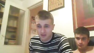 Gay couple friends for Webcam action Amature Handjob, the ultimate gay porn experience!