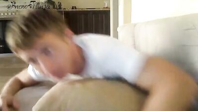Blond Boy Webcam Porn Handjob