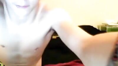 Young Adonis Hot Web-Cam Handjob!