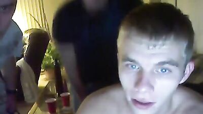 Gangbang with Blonde Friends: Amateur Bisexual Boys Gone Wild!