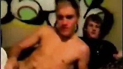 Two Friends Cumming Hearts - Amateur Blond Boys Masturbation