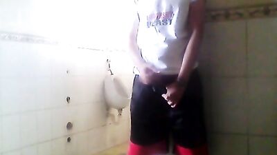 Public Boy Bathroom Sex: Amateur Asian Cum Shots!