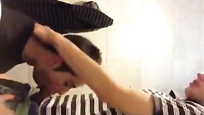 Locker room blowjob: Amateur Cum Shots Oral