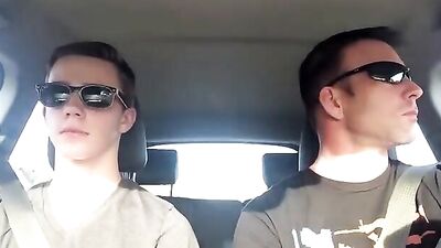 Lip Sync Road Trip Dads: Father and Son Bonding in the Shower!