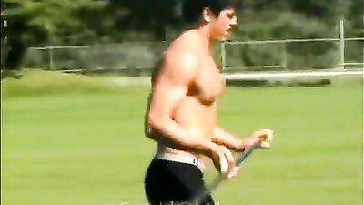 Thrilling Shirtless Twinks Take on Roller Coaster Adventure!