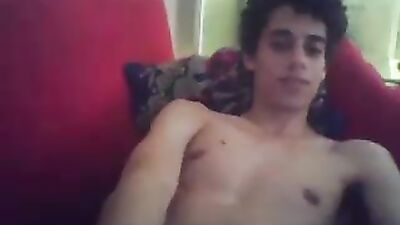 Red Couch Passion - Amateur Handjobs and Cum Shots Delight!