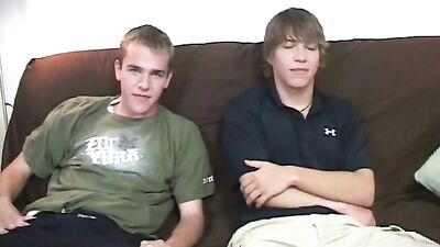Three-Way First Time: Exemplary Teen Boys Gay Porn Video