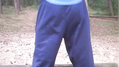 Getting Hard In The Woods - Uncut Public Sex Gay Porn Video