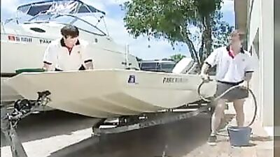 Caught by the Police: Bareback Group Sex