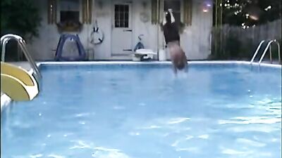 Twink in the Pool - A Hot Day with Amateur Straight Boys!