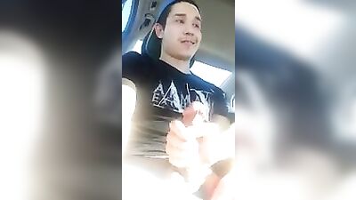 My Friends Steamy Car Masturbation Scene - A Public Handjob Adventure!
