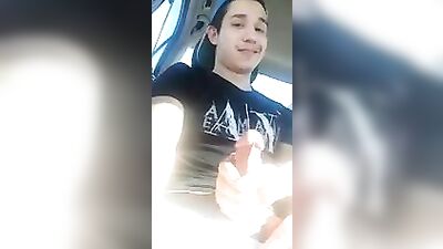 My Friends Steamy Car Masturbation Scene - A Public Handjob Adventure!