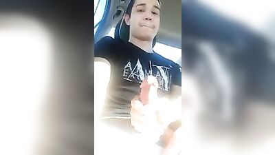 My Friends Steamy Car Masturbation Scene - A Public Handjob Adventure!