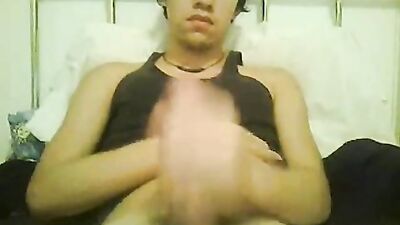 Young Latino Wankathon: Cumming For The Camera!