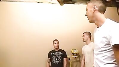 Gay Porn Video - Bareback Group Sex - Triple Pleasure Break