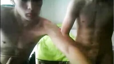 GayPornHub - Cute Webcam Couple Amateurs Cumming