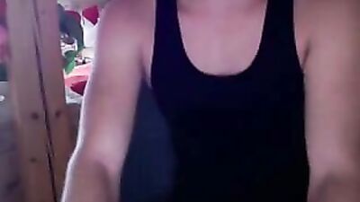 Cute guy shows his cock and ass - Amateur Ass Play Handjob