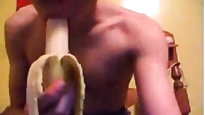 Gay Porn Superstar Reveals All in This Web-Cam Solo Performance!