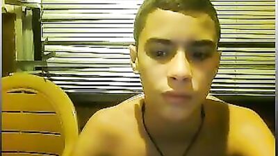 Web-Cam Solo Taste Explosion: Teen Camboy Cums and Tastes!