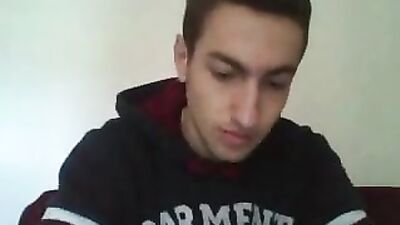 Gay Webcam Handjob Lessons: He Teaches His Cock