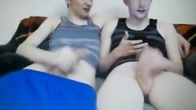 Gay Stepsons Amateur Cumshots with Their Older Dad!