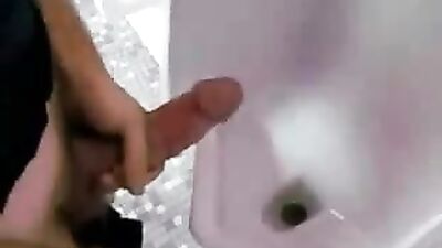 Gay Porn Toilet Adventure - Public Masturbation and Amateur Cum Shots!