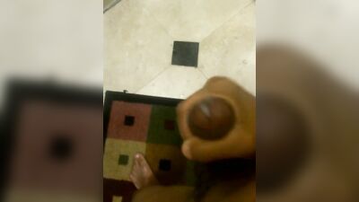 Bathroom Jerk Off Amateurs: Big Cocks Fetish