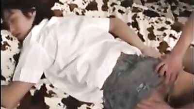 Japanese Sissy Twink Fucked and Milked - Gay Porn Oral Action