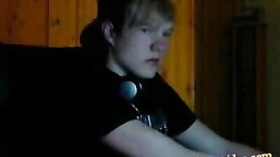 German Boy Cum Show - Solo Blond Boys Handjob