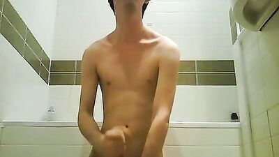 Beauty in the Bathroom: Amateur Cum Shots and Handjobs!