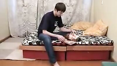 Gangbang With Friends: Teen Busted Wanker